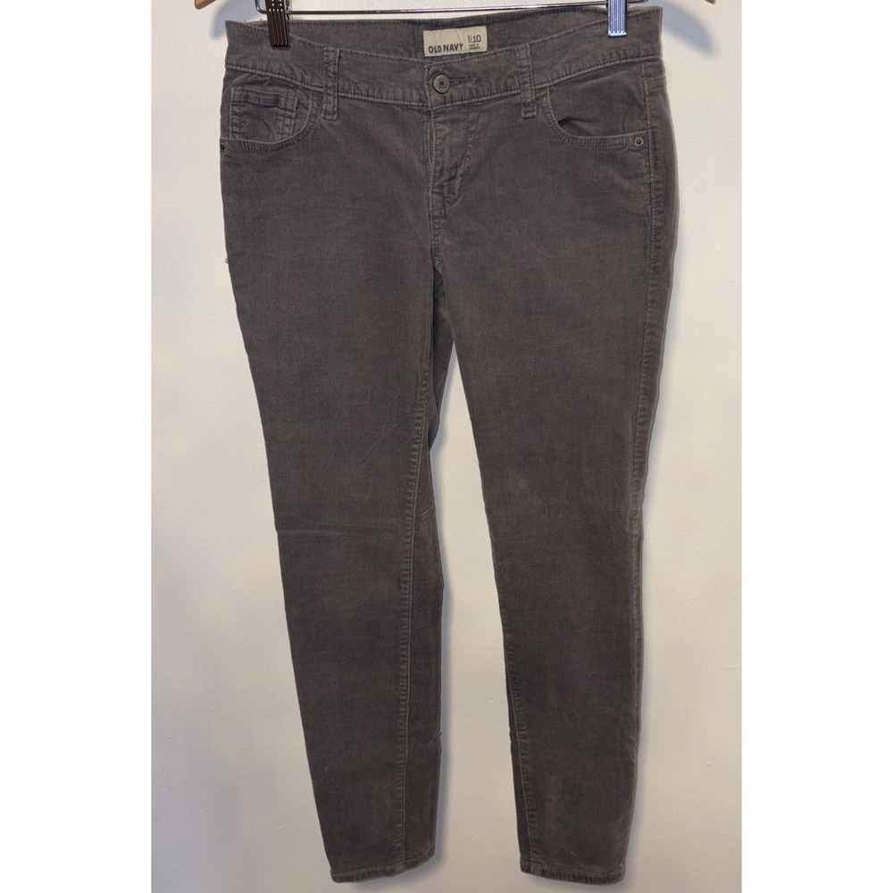 Old Navy size 10. Gray corduroy pants skinny/straight